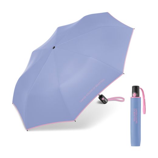 Paraguas Benetton Mini AC Mountain bluebirds.