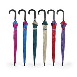 Paraguas Largo Mujer Auto 16 varillas elegir color al hacer pedido 65/16-Ø110cm