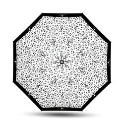 Paraguas Plegable Mujer A/C Estampado Musical 54/8 3sec.Ø94cm Altura 28cm