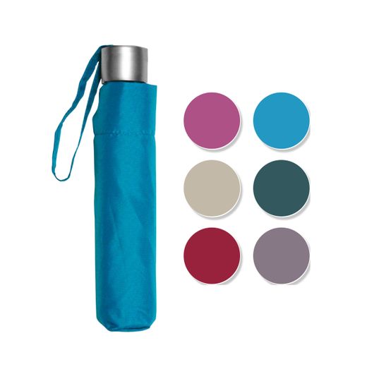 Paraguas Plegable Mujer Manual Liso Uni 54/8-3sec Ø94 cm Altura 24cm elegir color al hacer pedido