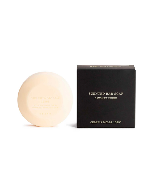 Pastilla Jabón Sólido 100grs Basil & Mandarin Cerería Molla