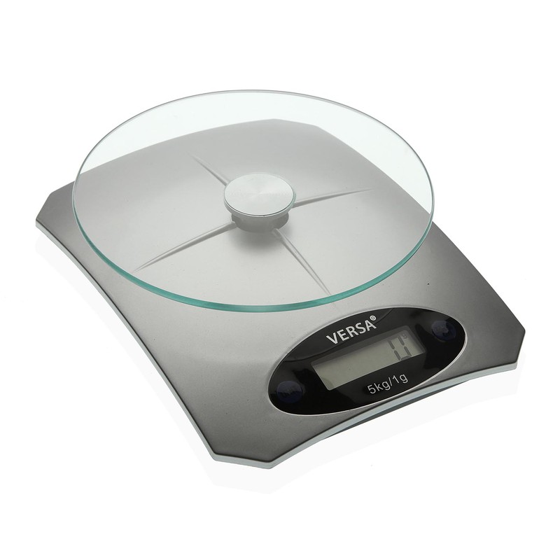 Báscula digital para cocina, plato de vidrio, 5 kg, Truper