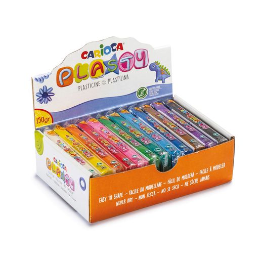 Plastilina Surtida Caja Completa 12 Unidades 150 gr Carioca