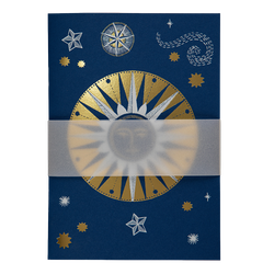Postal Original Sun and Stars by Ariane Butto Archivist Ideal Regalo