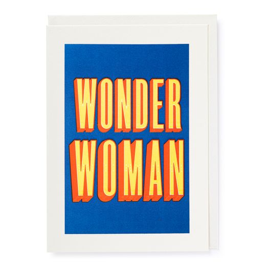 Postal Original Wonder woman Archivist Ideal Regalo
