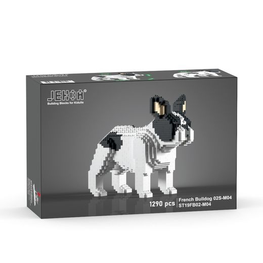 Puzzle 3D Miniatura Bulldog Francés Robotime Modelo 02S-M04 para Montar