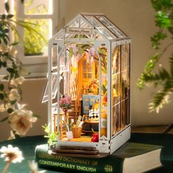 Puzzle 3D Miniatura Flower House Robotime Casa de las Flores para Montar