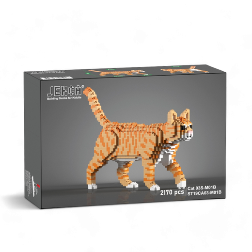 Puzzle 3D Miniatura Gato Robotime Modelo 03S-M01B para Montar