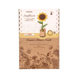 Puzzle 3D Miniatura Girasol Robotime Flor para Montar