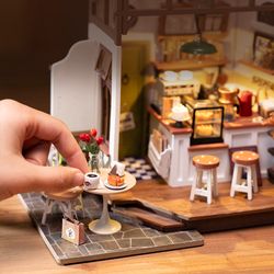 Puzzle 3D Miniatura No.17 Café Robotime Cafetería Nº17 para Montar