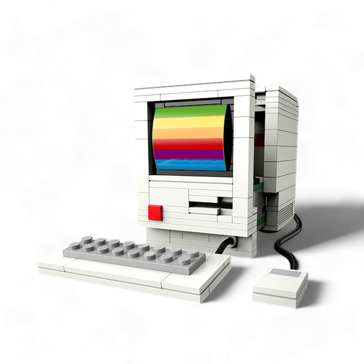 Puzzle 3D Miniatura Ordenador Retro Robotime para Montar
