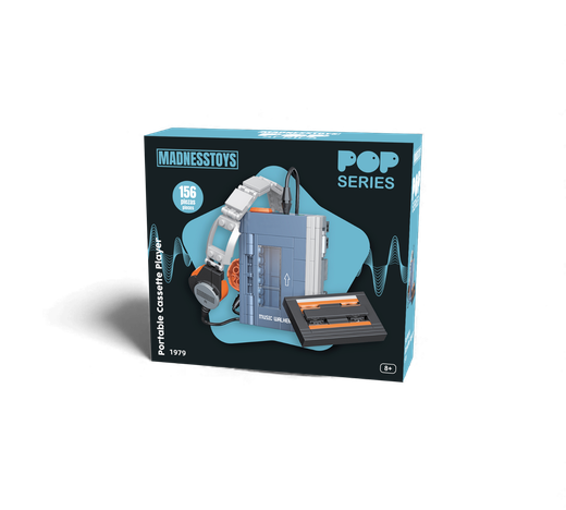 Puzzle 3D Miniatura Reproductor de Cassette Portátil Robotime para Montar