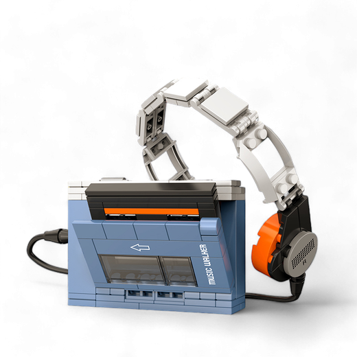 Puzzle 3D Miniatura Reproductor de Cassette Portátil Robotime para Montar