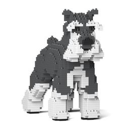 Puzzle 3D Miniatura Schnauzer Estándar Robotime Modelo 01S-M01 para Montar