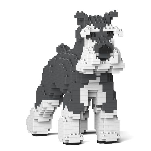 Puzzle 3D Miniatura Schnauzer Estándar Robotime Modelo 01S-M01 para Montar