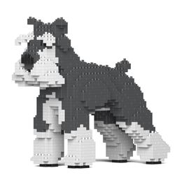 Puzzle 3D Miniatura Schnauzer Estándar Robotime Modelo 01S-M01 para Montar