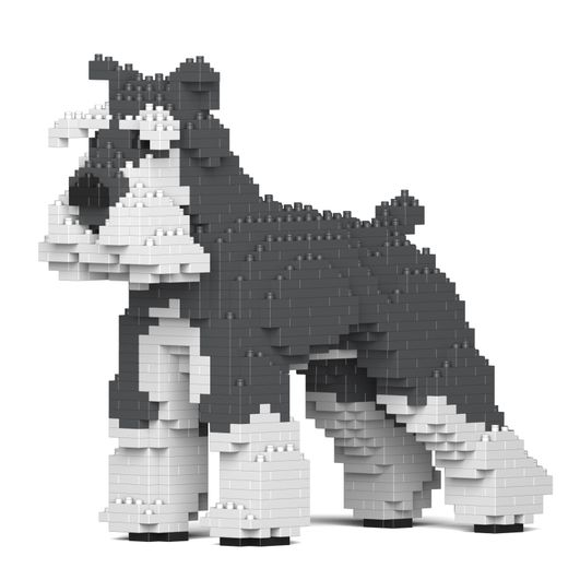 Puzzle 3D Miniatura Schnauzer Estándar Robotime Modelo 01S-M01 para Montar