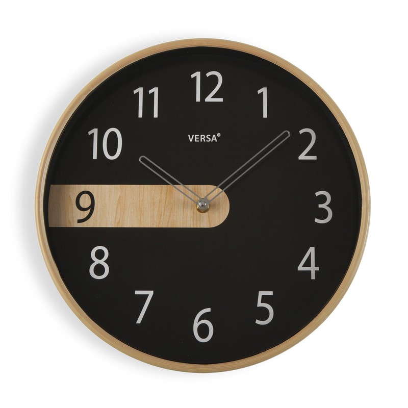 Reloj pared cocina acero inox 38 cm 5-0023' Bernar > menaje y hogar >  relojes de pared