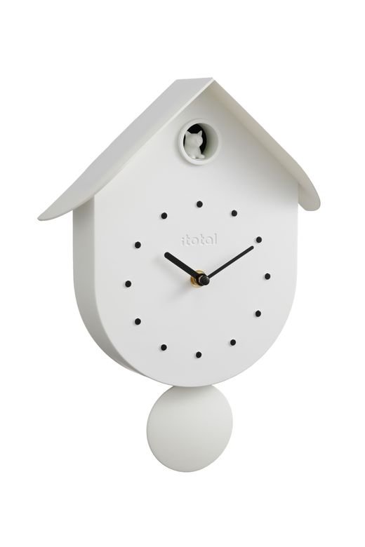Reloj de cuco Gato blanco Ideal Regalo I Total