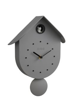 Reloj de cuco Gato gris Ideal Regalo I Total