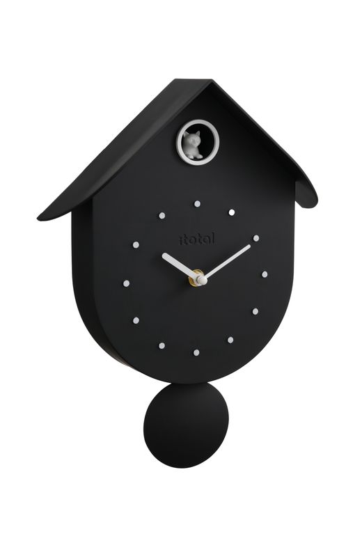 Reloj de cuco Gato negro Ideal Regalo I Total