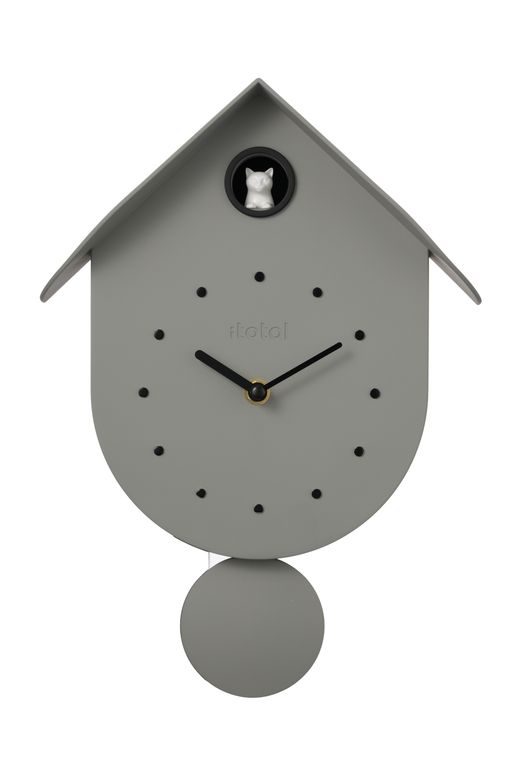 Reloj de cuco Gato verde oliva Ideal Regalo I Total
