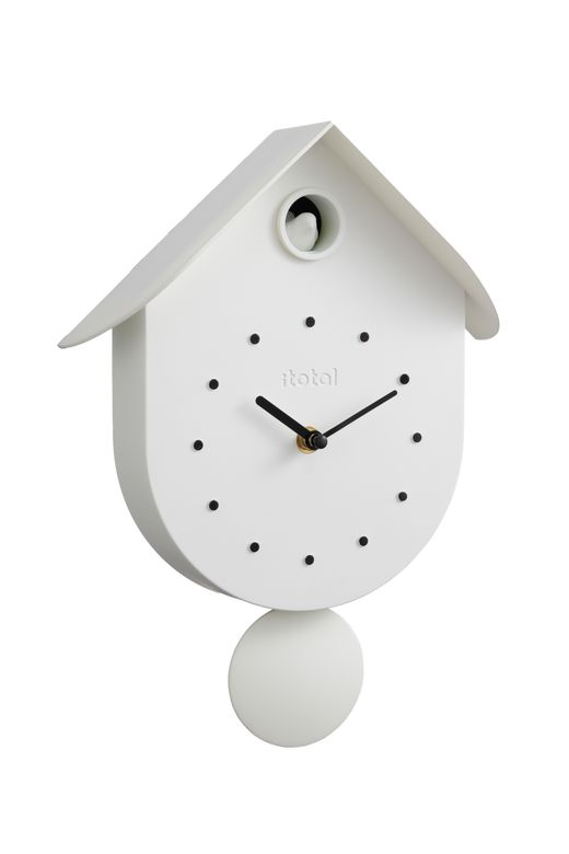 Reloj de cuco Pajarito blanco Ideal Regalo I Total