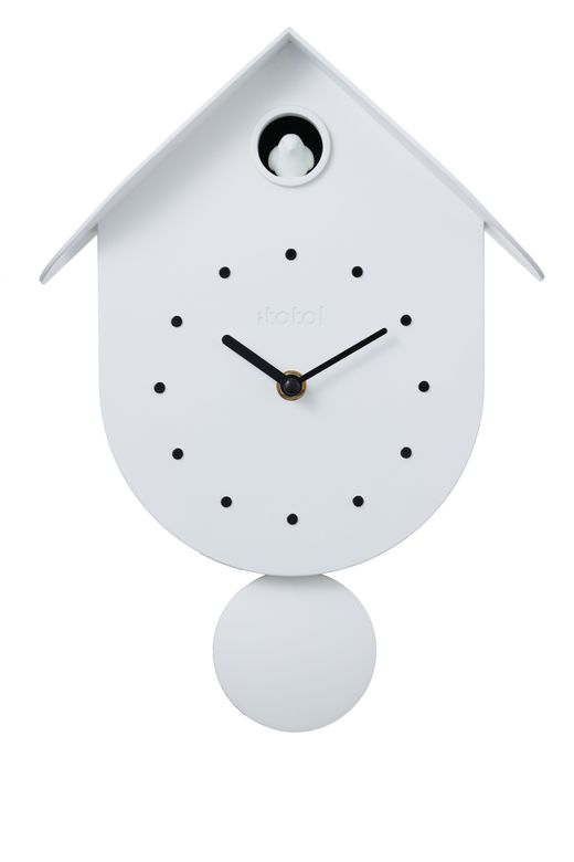 Reloj de cuco Pajarito blanco Ideal Regalo I Total