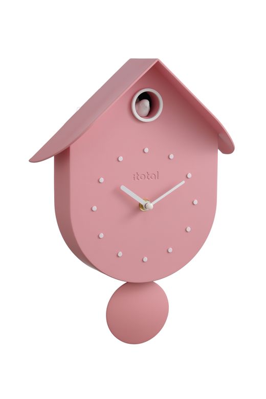 Reloj de cuco Pajarito rosa pastel Ideal Regalo I Total
