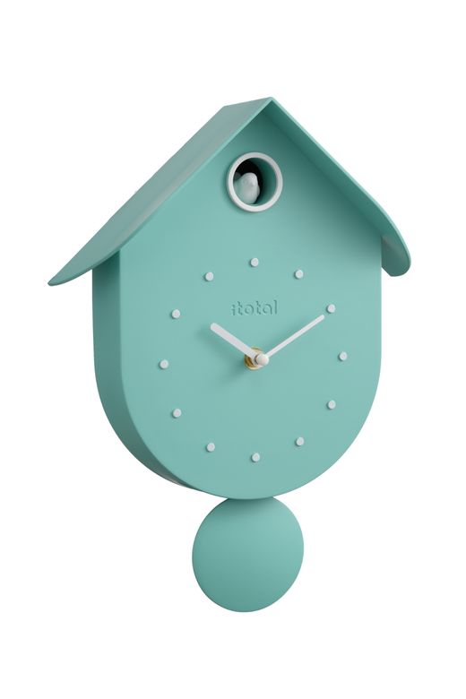 Reloj de cuco Pajarito verde pastel Ideal Regalo I Total