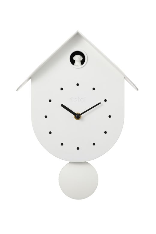 Reloj de cuco Perro blanco Ideal Regalo I Total