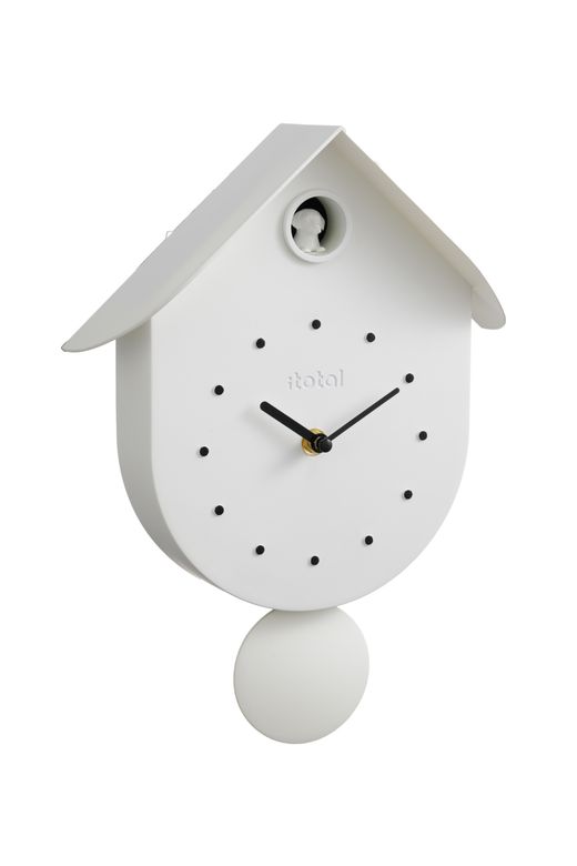 Reloj de cuco Perro blanco Ideal Regalo I Total