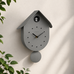 Reloj de cuco Perro gris Ideal Regalo I Total
