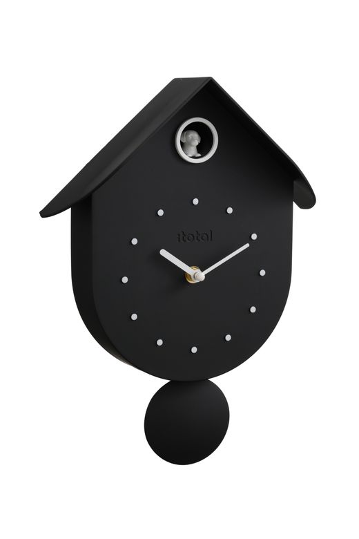 Reloj de cuco Perro negro Ideal Regalo I Total