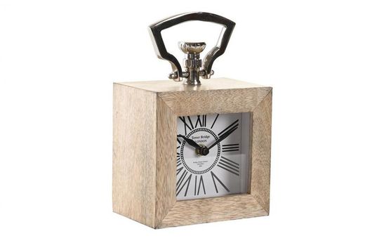 Reloj decorativo sobremesa mango aluminio