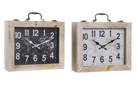 Reloj sobremesa decorativo en diseño mapamundi