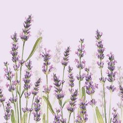 Juego 20 Servilletas Lavanda lila Ambiente