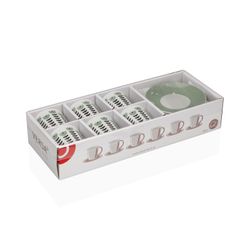 Set 6 Tazas de Café con Leche Porcelana Erna Versa