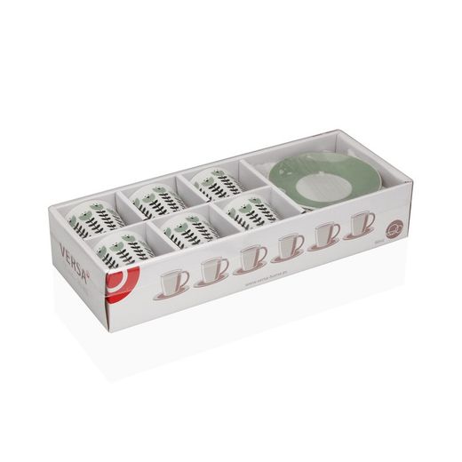 Set 6 Tazas de Café con Leche Porcelana Erna Versa