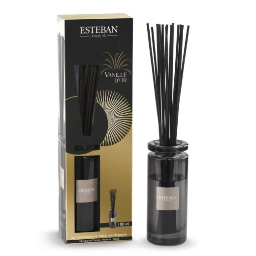 Set Mikado Vainilla d'Or Decorativo 100 ml Esteban Paris