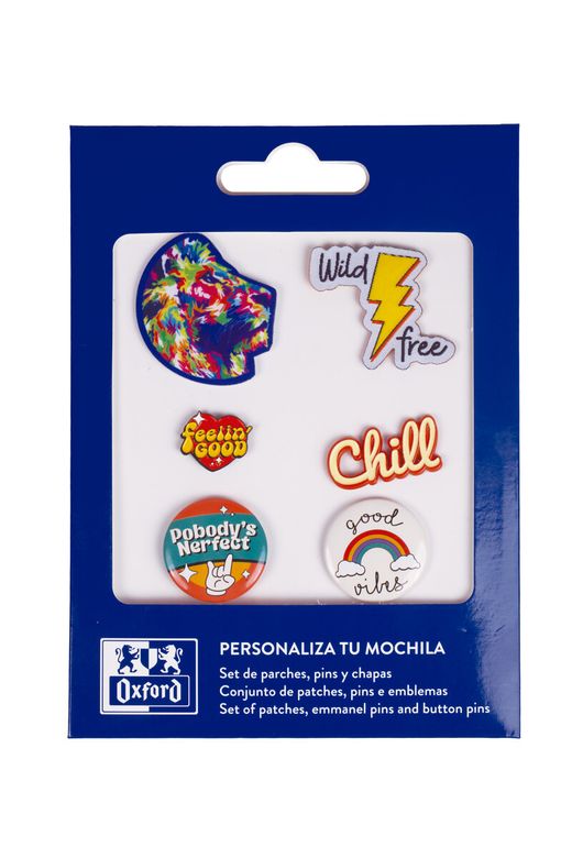 Set Oxford Parches Pins