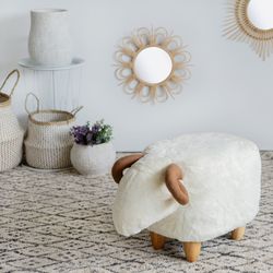 Taburete Original Le Mouton blanco madera Balvi Idea Regalo