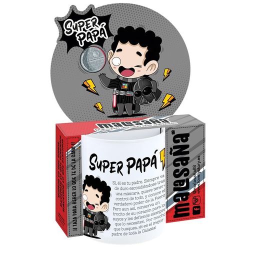 Taza 330 ml Super Papá Mod 1 Regalo Malasaña Creative Story