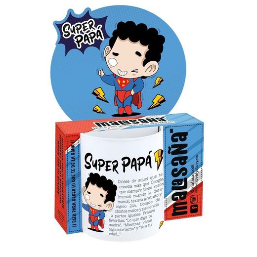 Taza 330 ml Super Papá Mod 5 Regalo Malasaña Creative Story