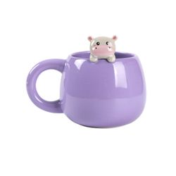 Taza 450 ml Infantil Charm Hipopótamo ITotal Ideal Regalo