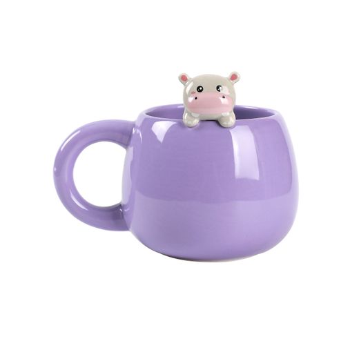 Taza 450 ml Infantil Charm Hipopótamo ITotal Ideal Regalo