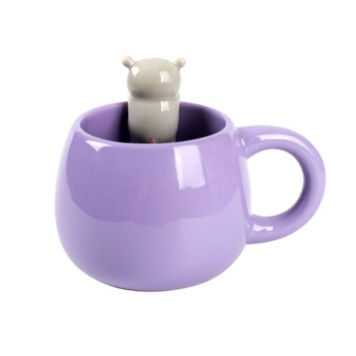 Taza 450 ml Infantil Charm Hipopótamo ITotal Ideal Regalo