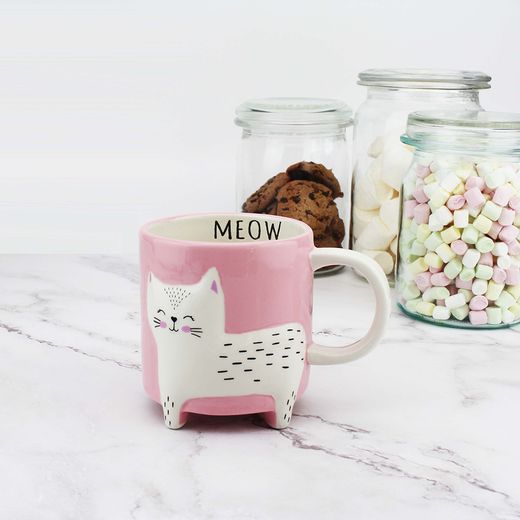 Taza Animal Bonito Gato Ideal Regalo Winkee