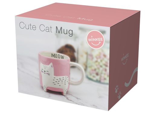Taza Animal Bonito Gato Ideal Regalo Winkee