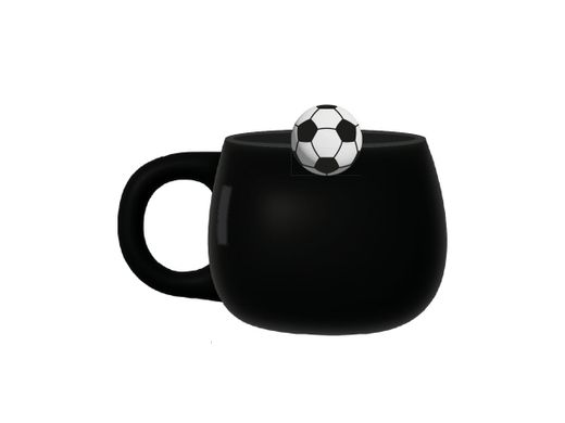 Taza de Cerámica con Charm FOOTBALL ITotal Idea Regalo